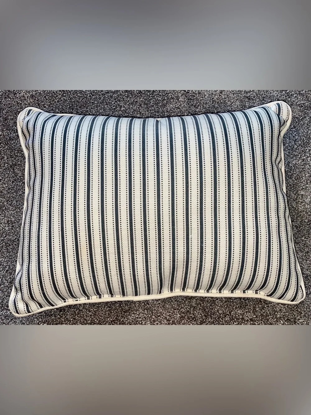 Mr. & Mrs. 'est. 2019' Accent Pillow - Cream with Black Script
